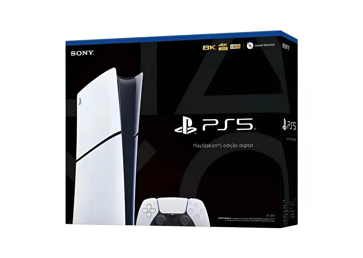 [R$3.049,00] Console Playstation 5 Slim Edição Digital 825 Gb