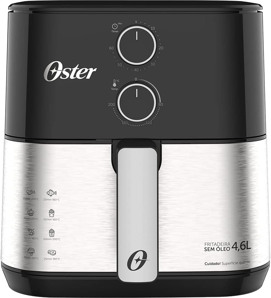 [R$279,00] Oster OFRT520 – Fritadeira Sem Óleo
