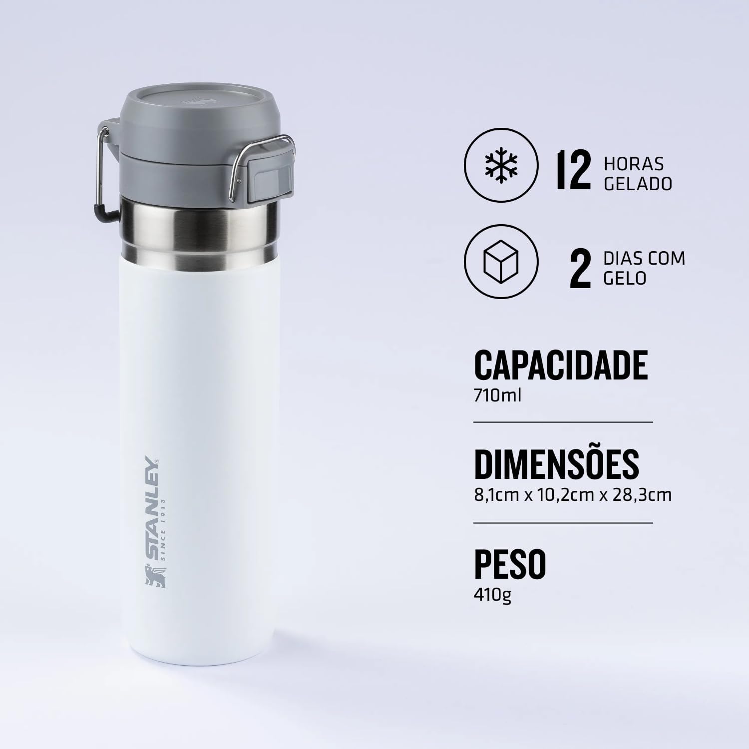 Foto da garrafa com algumas informações