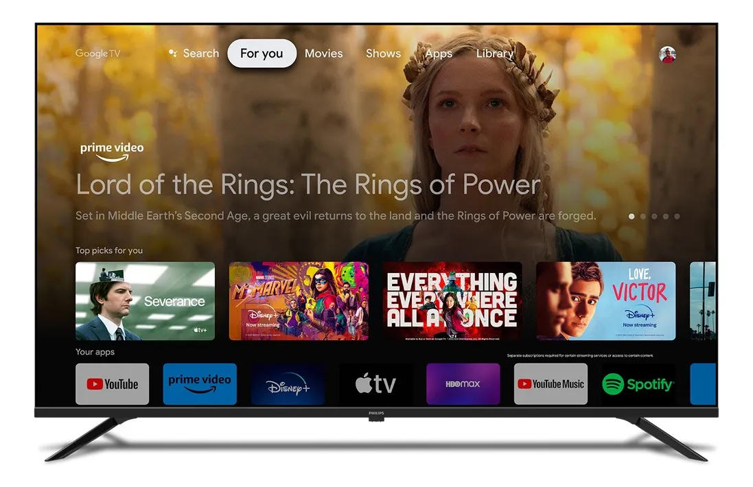 [R$1.584,00] Smart Tv Philips 50 4k