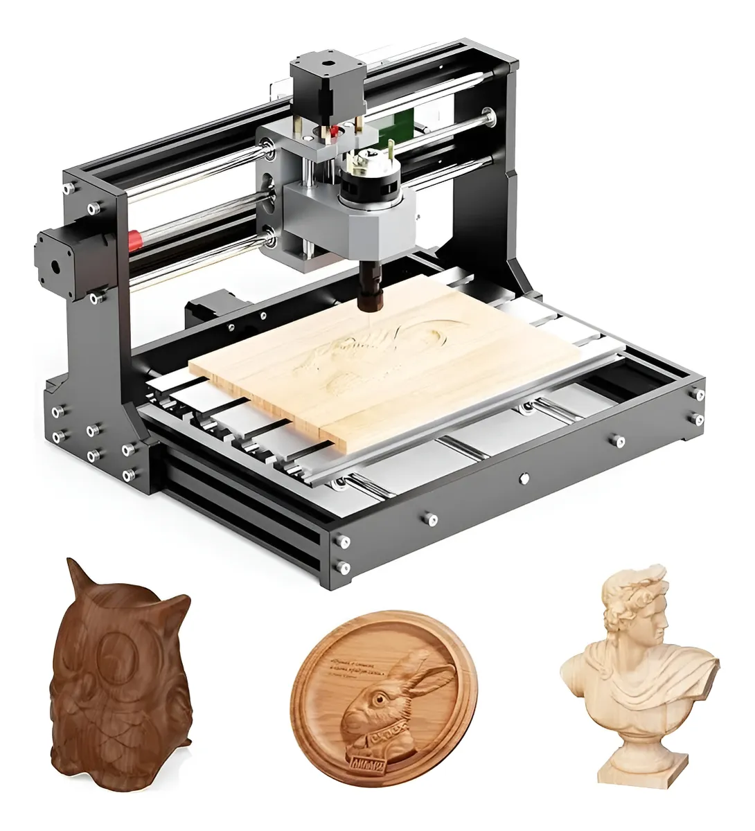 [R$1.346,36] Twotress Cnc3018 Máquina Cnc Router Roteador 3 Eixos